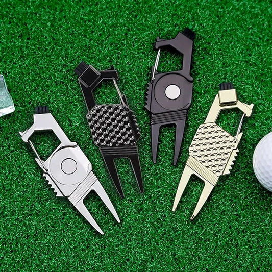 Metal Golf Divot with Brush and Ball Marker Customize