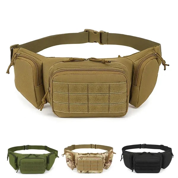 Outdoor Tactical Waist Bag with Multiple Pockets