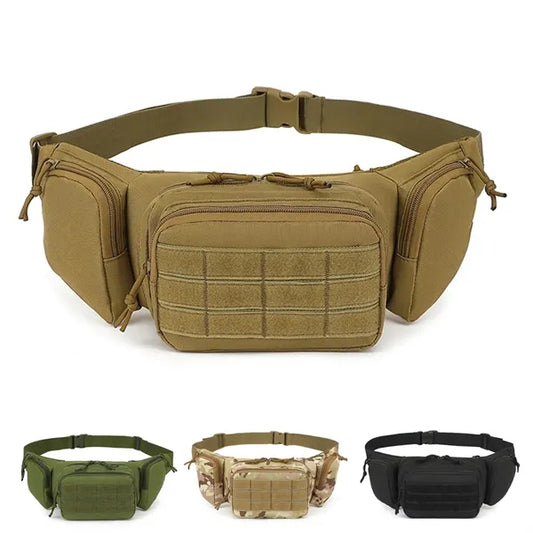 Outdoor Tactical Waist Bag with Multiple Pockets