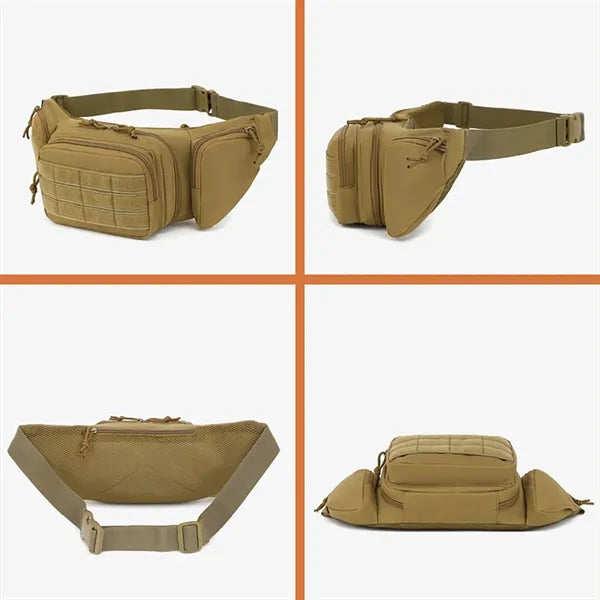 Outdoor Tactical Waist Bag with Multiple Pockets