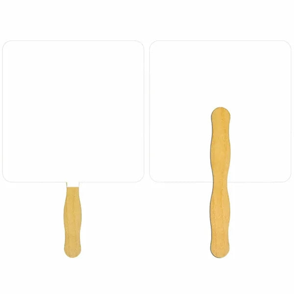 Square Glued Hand Fan
