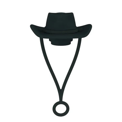 Cowboy Hat Shaped Silicone Straw Stoppers