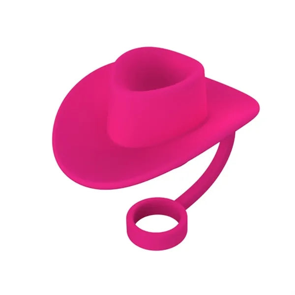 Cowboy Hat Shaped Silicone Straw Stoppers
