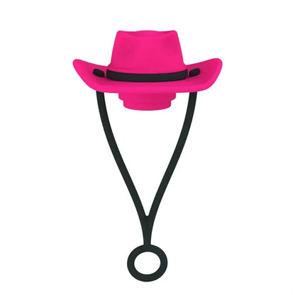 Cowboy Hat Shaped Silicone Straw Stoppers