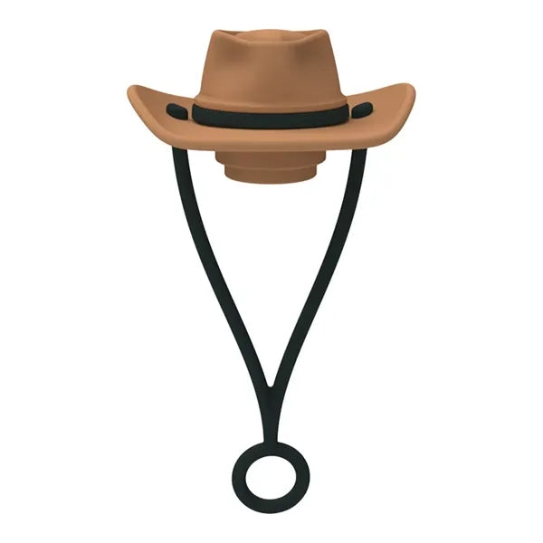 Cowboy Hat Shaped Silicone Straw Stoppers