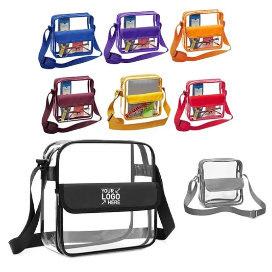 Transparent PVC Crossbody Bag