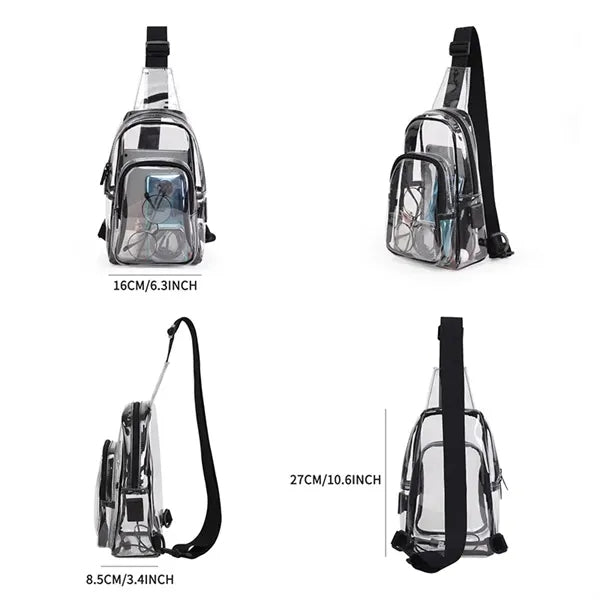 Stadium Approved Transparent Crossbody Bag