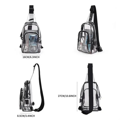 Stadium Approved Transparent Crossbody Bag