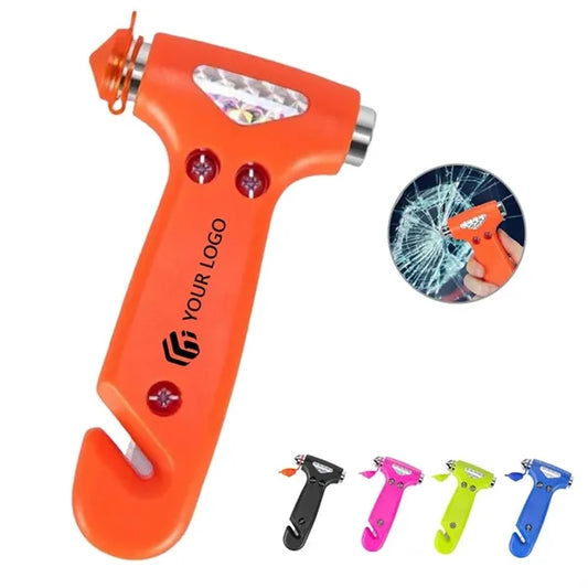 2-in-1 safety hammer for breaking car windows saving lives