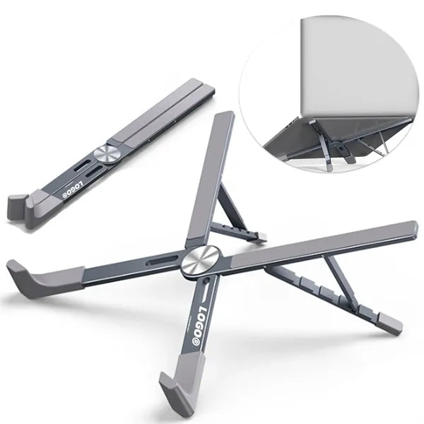 Adjustable Aluminum Laptop Cooling Stand Portable Foldable