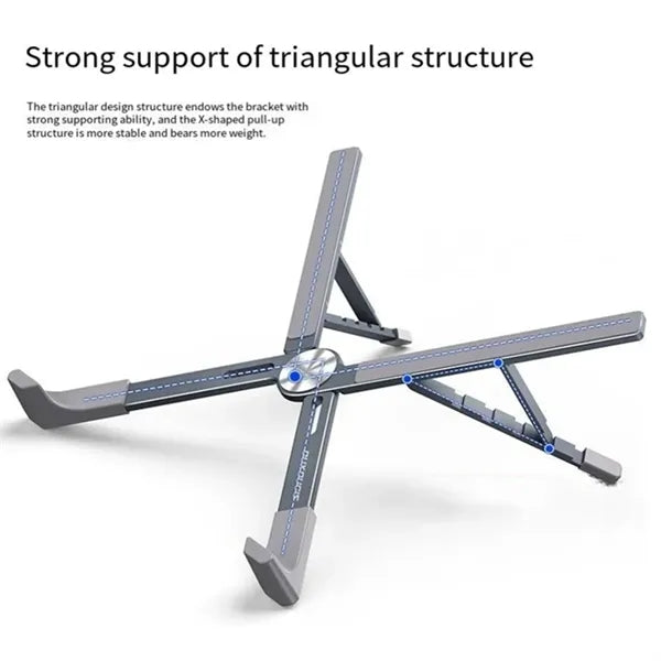 Adjustable Aluminum Laptop Cooling Stand Portable Foldable