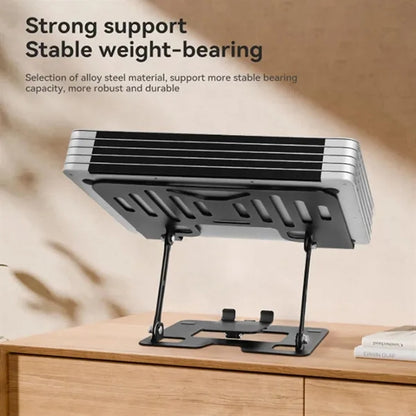 Adjustable Laptop And Phone Stand Foldable Ergonomic Riser