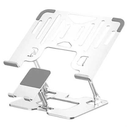 Adjustable Laptop And Phone Stand Foldable Ergonomic Riser
