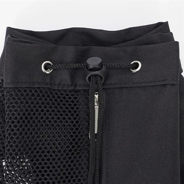 Mesh Drawstring Swim Bag With Wet Pocket For Beach Gym Gear