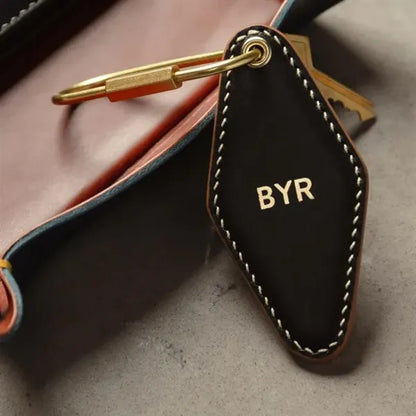 PU Leather Hotel Keychain