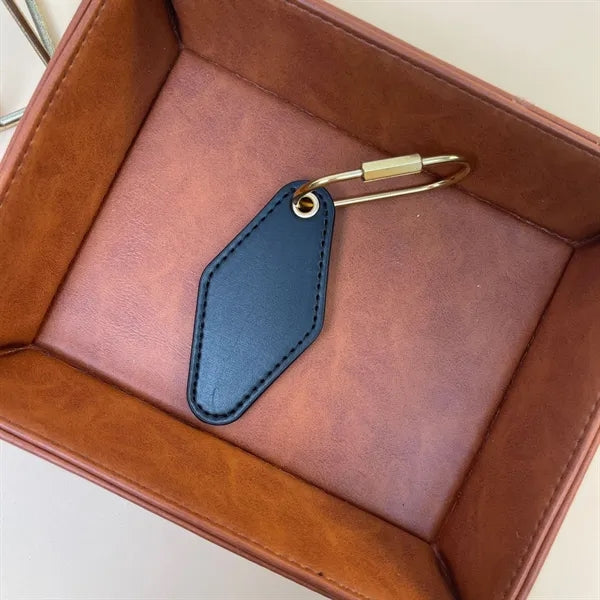 PU Leather Hotel Keychain