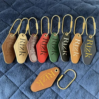 PU Leather Hotel Keychain
