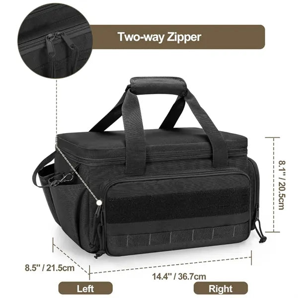 Heavy Duty 14 Inch Tool Bag Multi Pocket Work Organizer