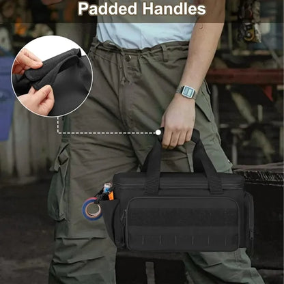 Heavy Duty 14 Inch Tool Bag Multi Pocket Work Organizer