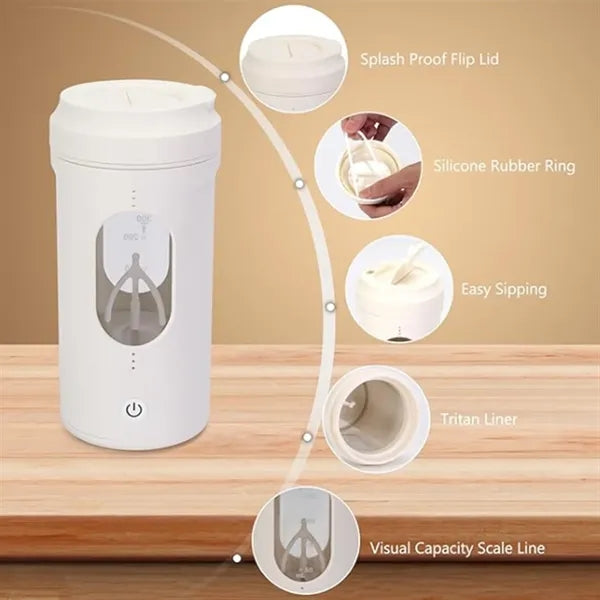10oz. Portable Electric Self Stirring Cup USB Rechargeable