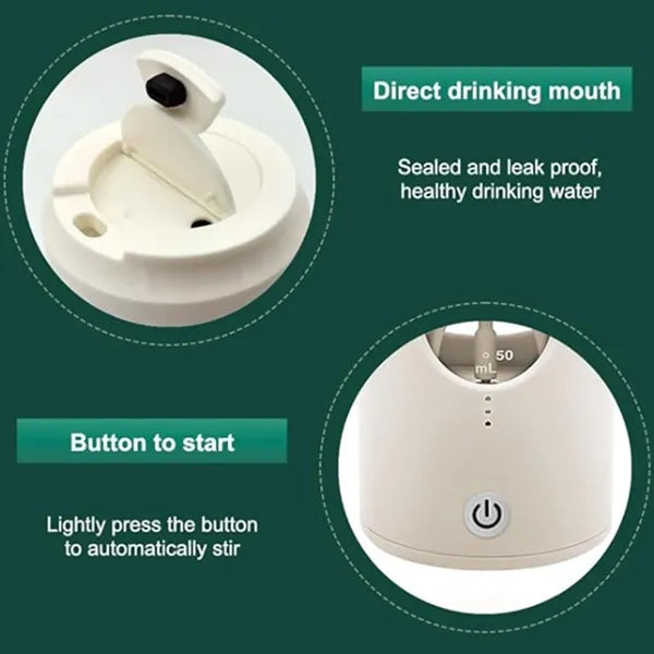 10oz. Portable Electric Self Stirring Cup USB Rechargeable