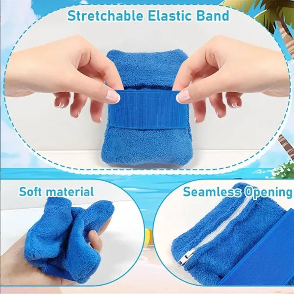 Handheld Sand Remover Mitt Soft Beach Cleaning Glove Outdoor
