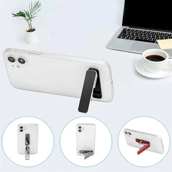 Foldable Mini Phone Stand Portable Thin Adhesive Holder