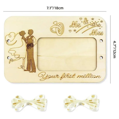 Wooden Wallet Cash Gift - Birthday & Wedding Present