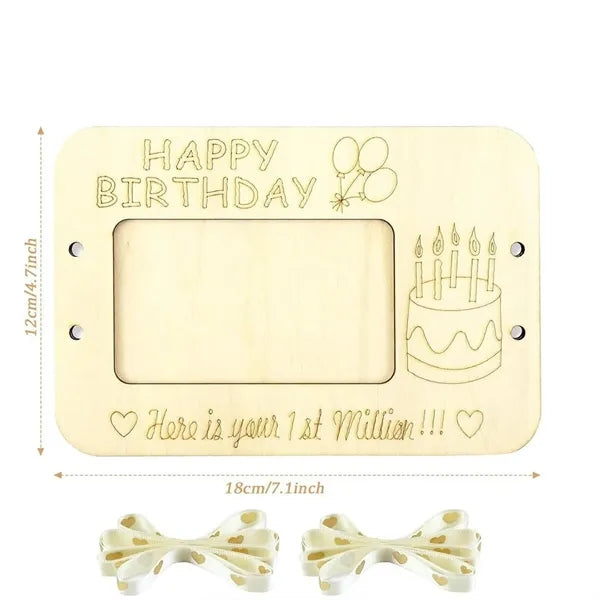 Wooden Wallet Cash Gift - Birthday & Wedding Present