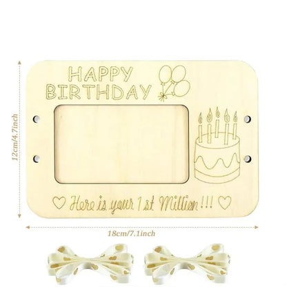 Wooden Wallet Cash Gift - Birthday & Wedding Present