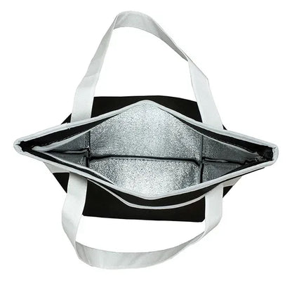 Zipper Cooler Tote 6-Pack Size
