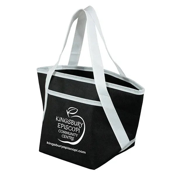 Zipper Cooler Tote 6-Pack Size