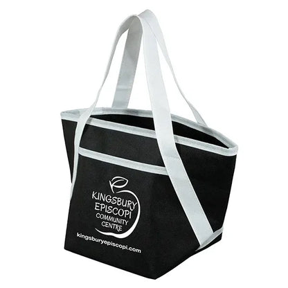 Zipper Cooler Tote 6-Pack Size