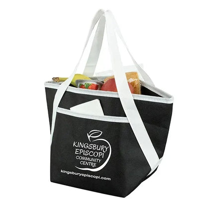 Zipper Cooler Tote 6-Pack Size