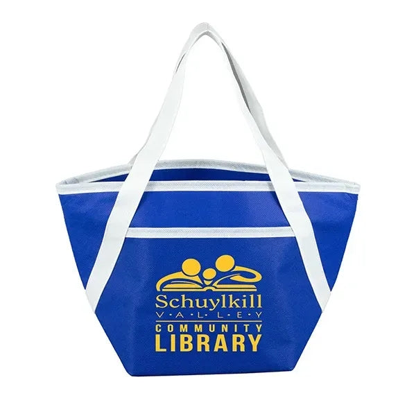 Zipper Cooler Tote 6-Pack Size