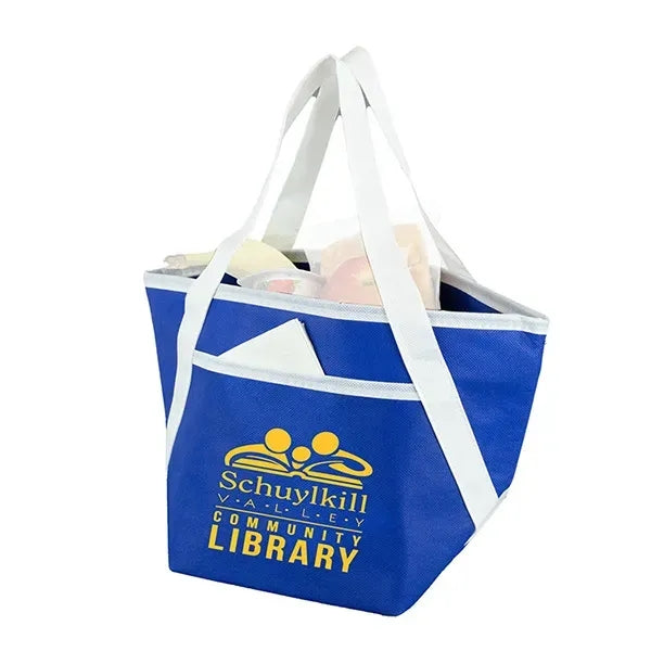 Zipper Cooler Tote 6-Pack Size