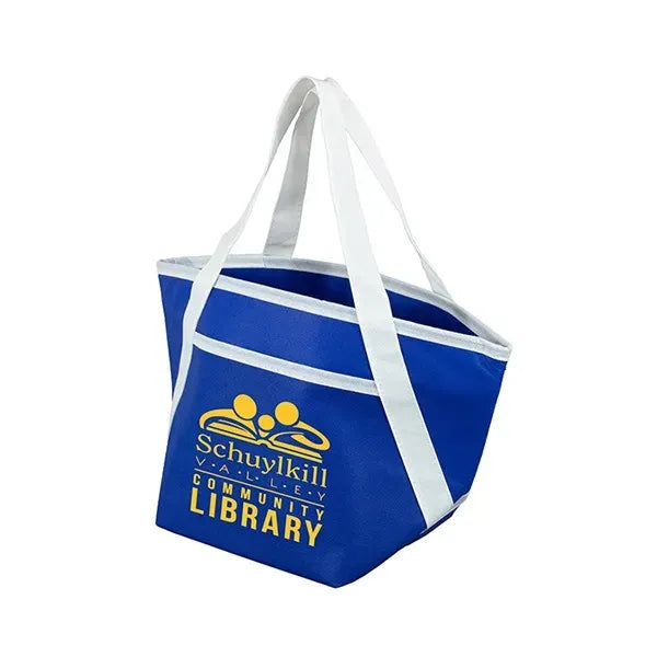 Zipper Cooler Tote 6-Pack Size