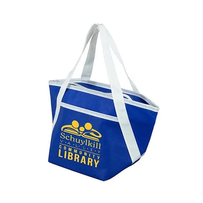 Zipper Cooler Tote 6-Pack Size