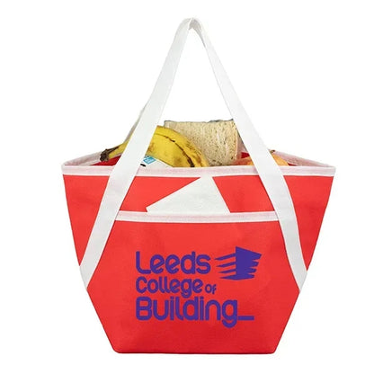 Zipper Cooler Tote 6-Pack Size