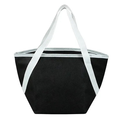 Zipper Cooler Tote 6-Pack Size