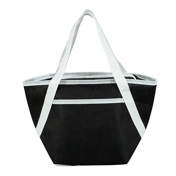 Zipper Cooler Tote 6-Pack Size