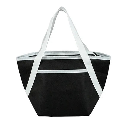 Zipper Cooler Tote 6-Pack Size
