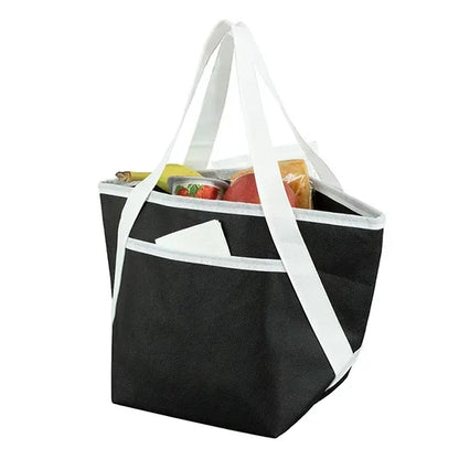 Zipper Cooler Tote 6-Pack Size