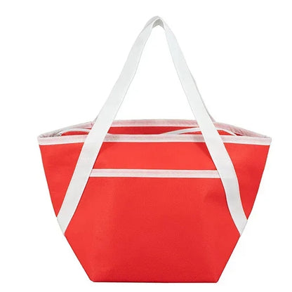 Zipper Cooler Tote 6-Pack Size