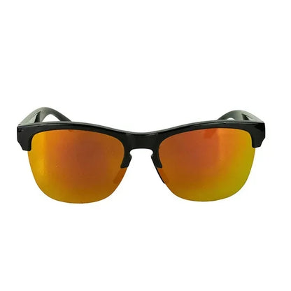 Recycled Half Frame Reflective Sunglasses
