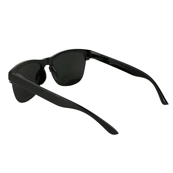 Recycled Half Frame Reflective Sunglasses