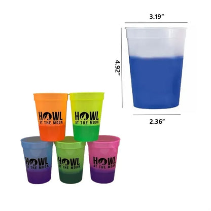 16 OZ PP Color Changing Stadium Cups