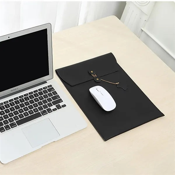 13'' PU Leather String Tie Closure A4 File Folder