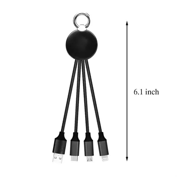 Universal phone 3 in 1 light up usb multi charging cable