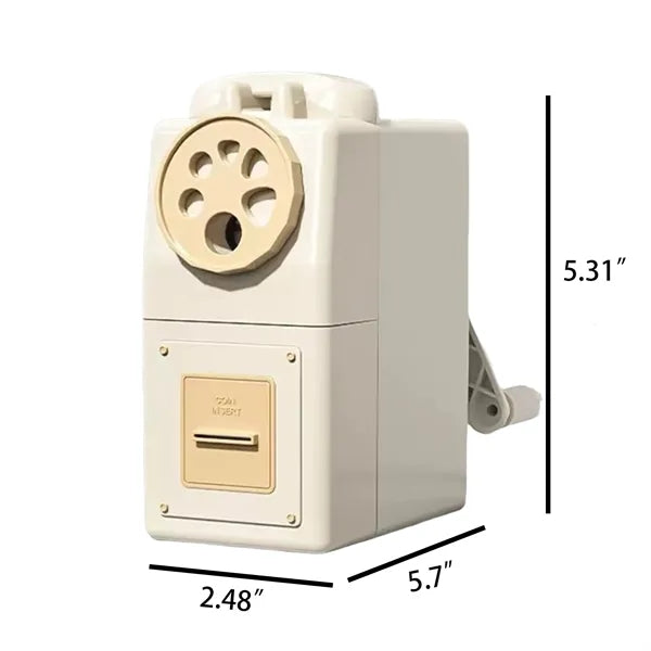 Five-position Adjustable Multi-hole Manual Pencil Sharpener